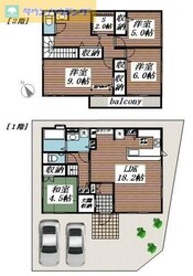 中央区葛城戸建の物件間取画像